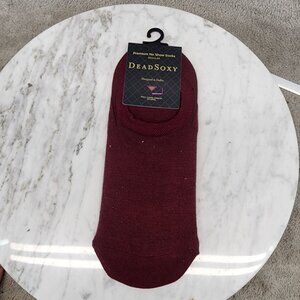 Dead Soxy Socks Mens Size 9-13 Red No Show *NWT*